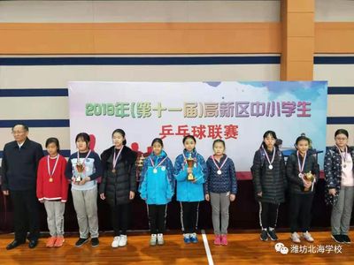 燃！濰坊北海學校乒乓小將展英姿，市賽舞臺喜獲佳績